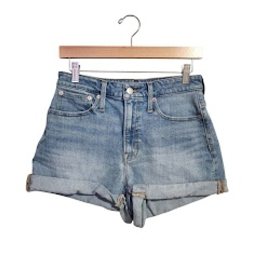 MADEWELL Curvy Perfect Vintage‎ Denim Shorts Size 26 High Rise Cutoff